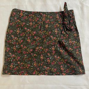 SEZANE - FLORAL PRINTED MINI SKIRT